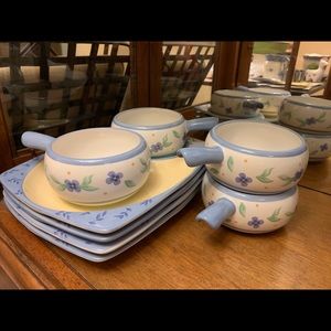Only 3 left! Pfaltzgraff Summer Breeze soup sets